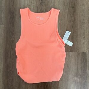 Aerie Coral Ribbed Tank Top